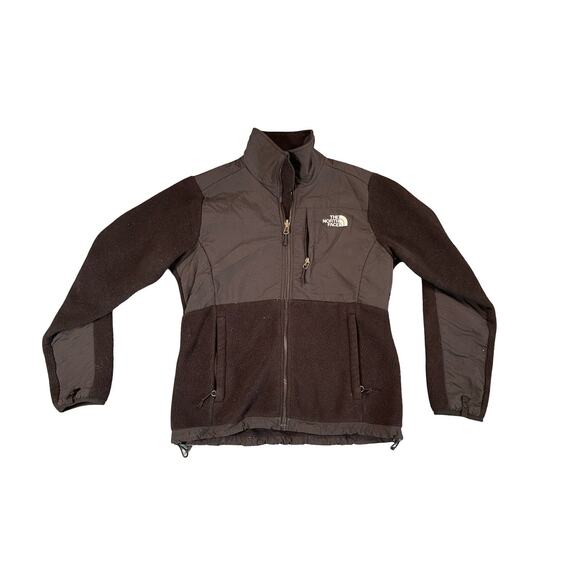 The North Face Jacket Women’s S/P Black Hoodie Nylon Polartec Fleece Full Zip - Picture 1 of 6